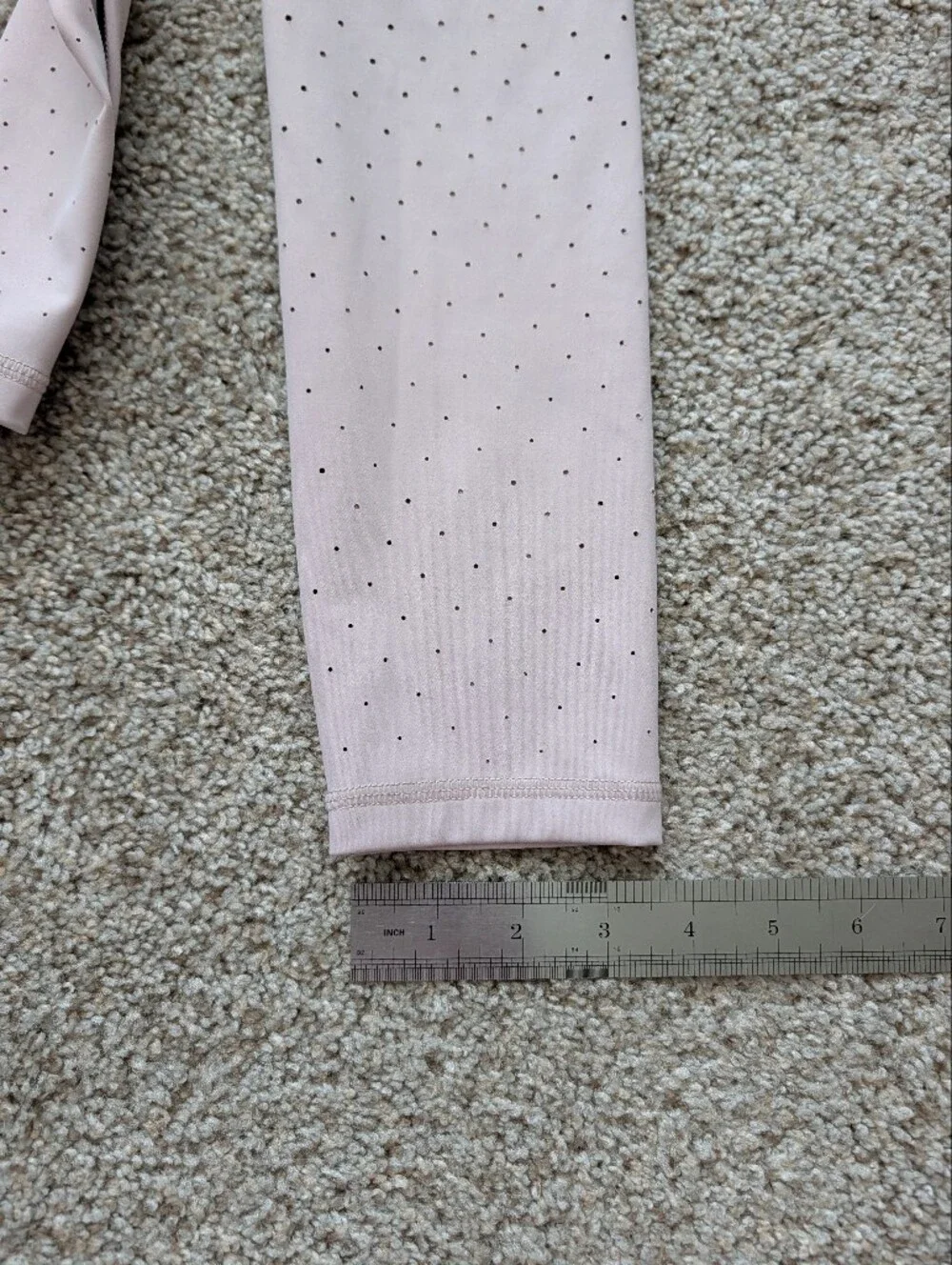 Athleta Womens Ombre Pebble Gray Contender Aero 7/8 Tight Leggings Small Tall